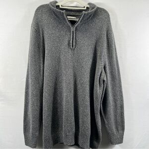 Sonoma Men's Heather Gray Zip-Up Sweater